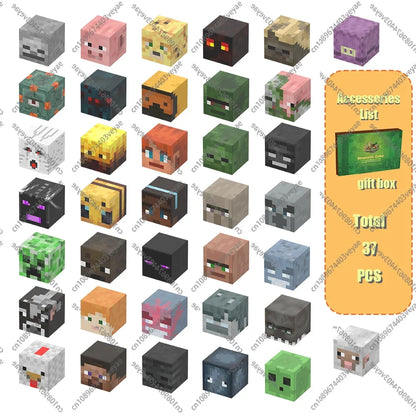 Bloques de construcción magnéticos - Set de construcción STEM Mine World para niños