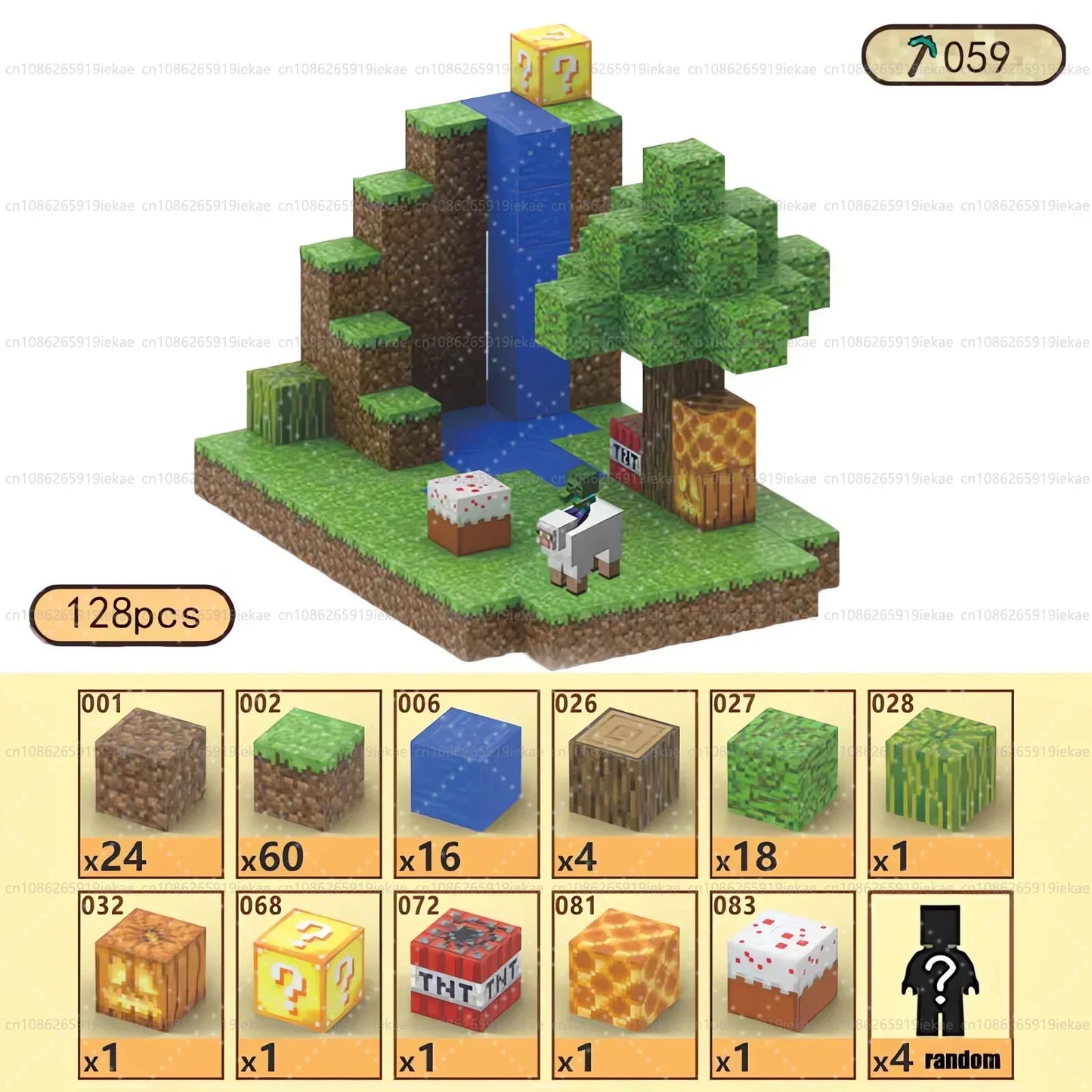 Bloques de construcción magnéticos - Set de construcción STEM Mine World para niños