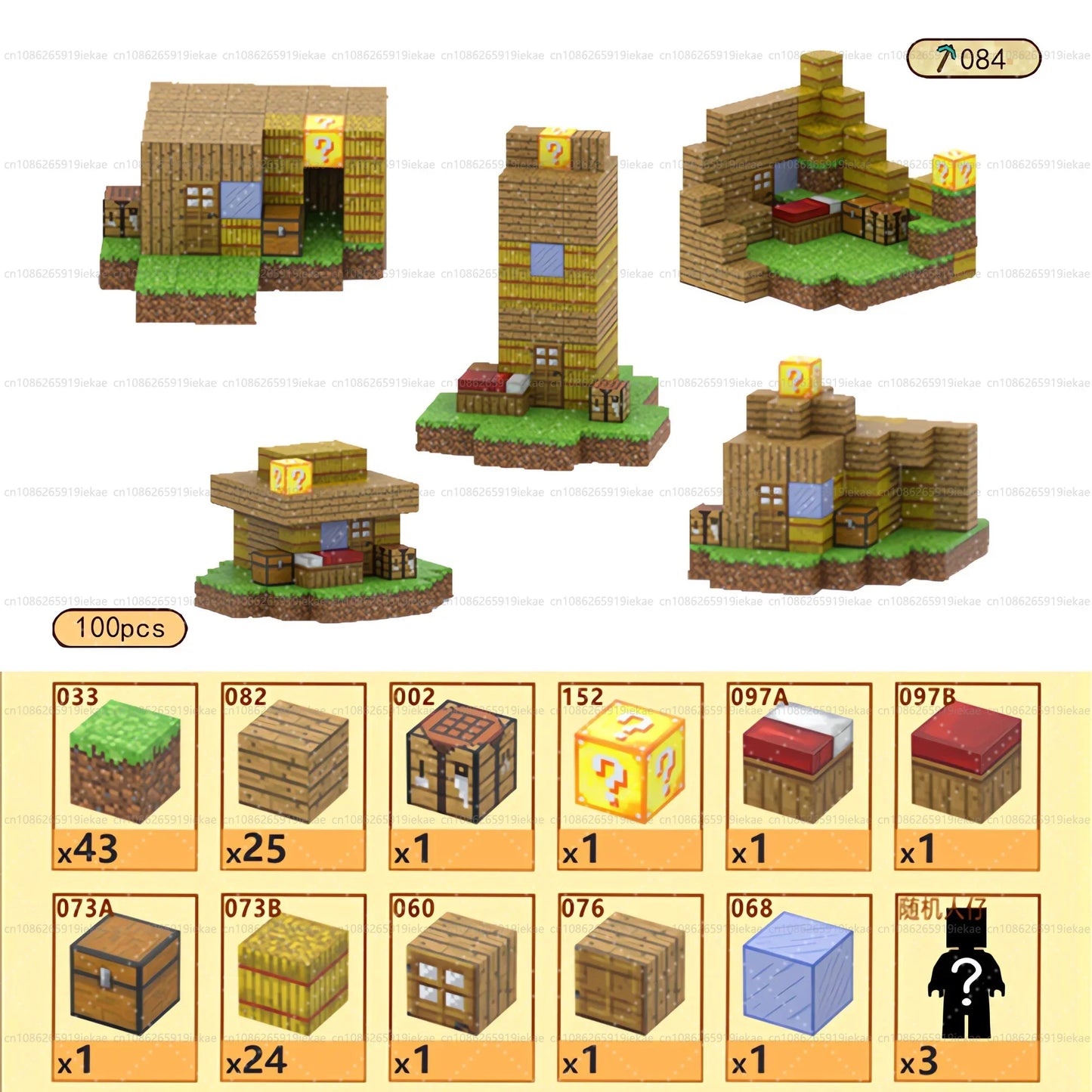 Bloques de construcción magnéticos - Set de construcción STEM Mine World para niños