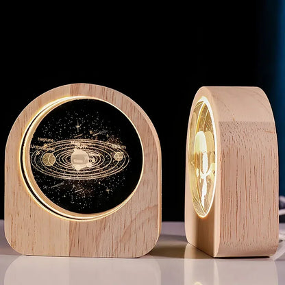 Decoración de escritorio grabada con láser 3D Crystal