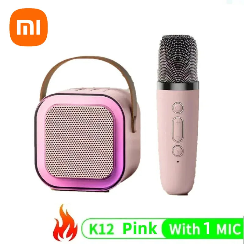 Mini Altavoz Portátil Bluetooth para karaoke con Micrófono Inalámbrico