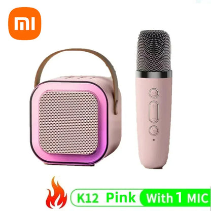Mini Altavoz Portátil Bluetooth para karaoke con Micrófono Inalámbrico