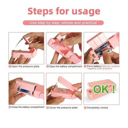 Sellador magnético portátil para bolsas érmicas