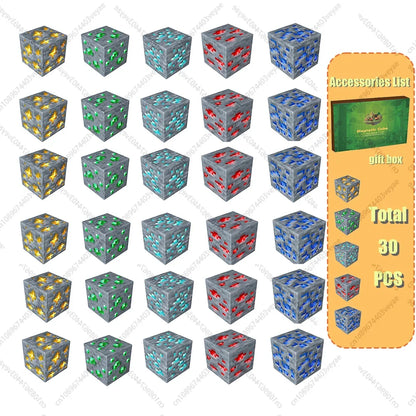 Bloques de construcción magnéticos - Set de construcción STEM Mine World para niños