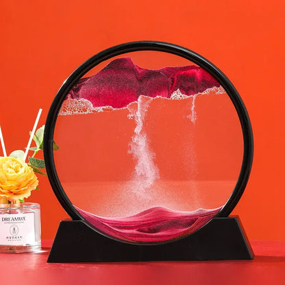 Arte con Arena en Movimiento en 3D