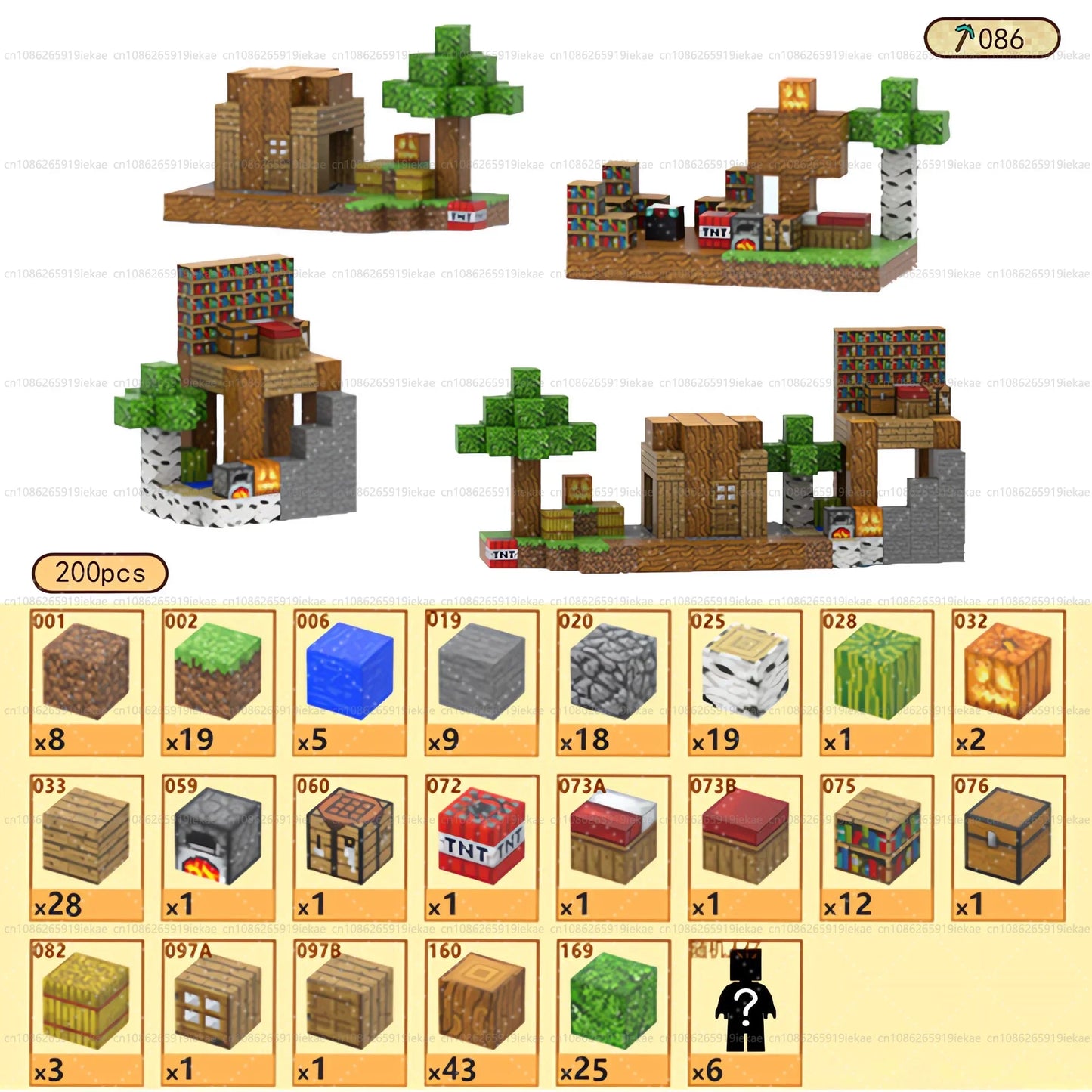 Bloques de construcción magnéticos - Set de construcción STEM Mine World para niños