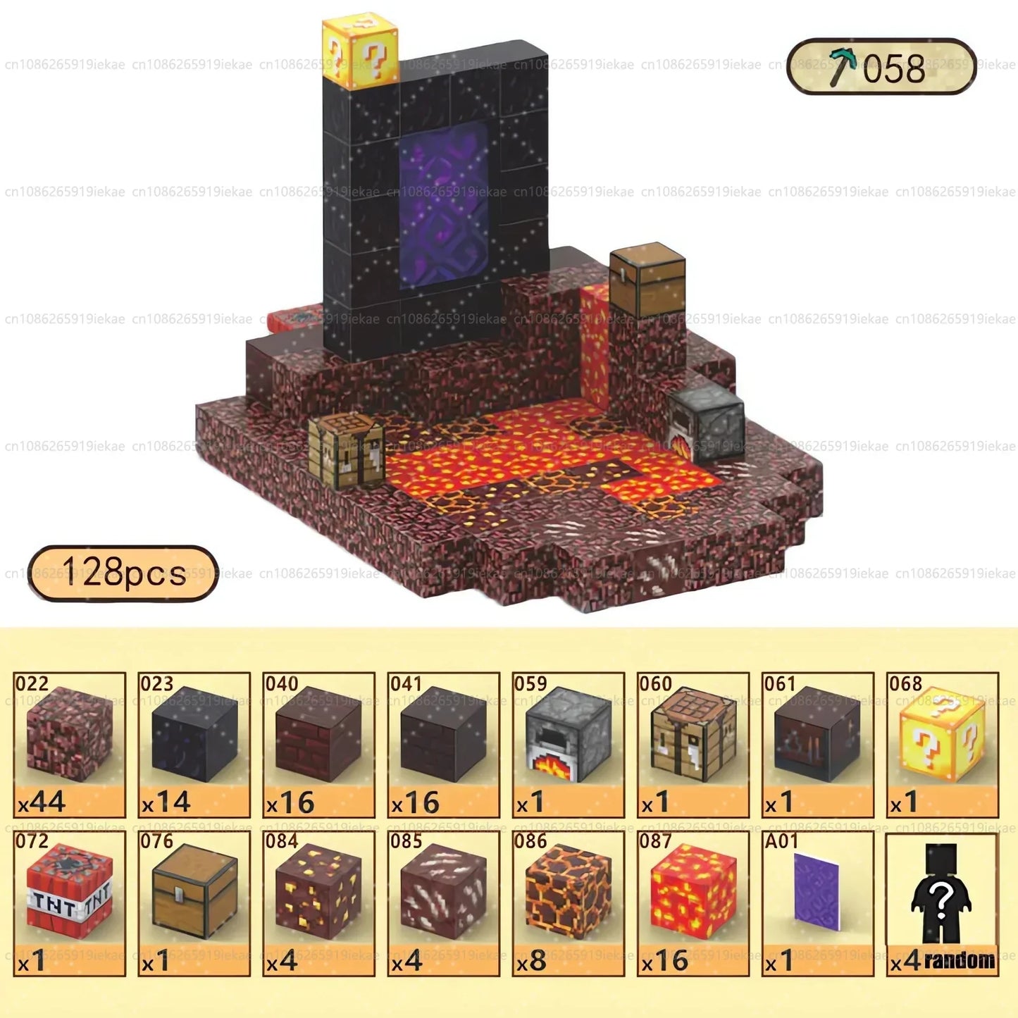 Bloques de construcción magnéticos - Set de construcción STEM Mine World para niños