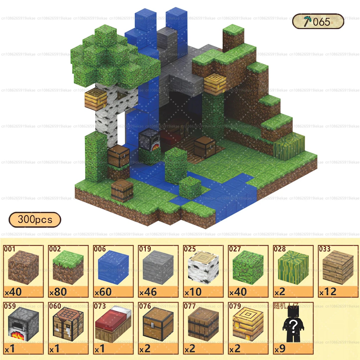 Bloques de construcción magnéticos - Set de construcción STEM Mine World para niños