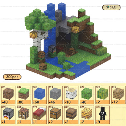 Bloques de construcción magnéticos - Set de construcción STEM Mine World para niños