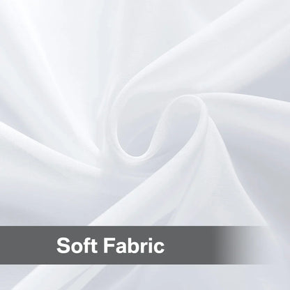 Cortinas Blancas Opacas con Sombreado