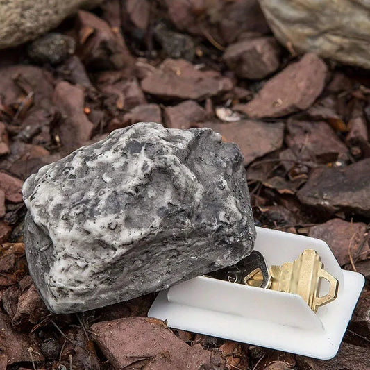 Escondite secreto para llaves de piedra - Roca para guardar llaves al aire libre