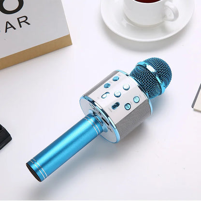 Micrófono Inalámbrico para karaoke Micrófono con Altavoz USB
